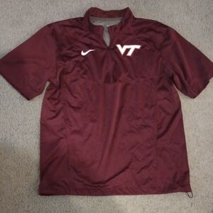 Nike Burgundy VT Short Sleeve Shirt